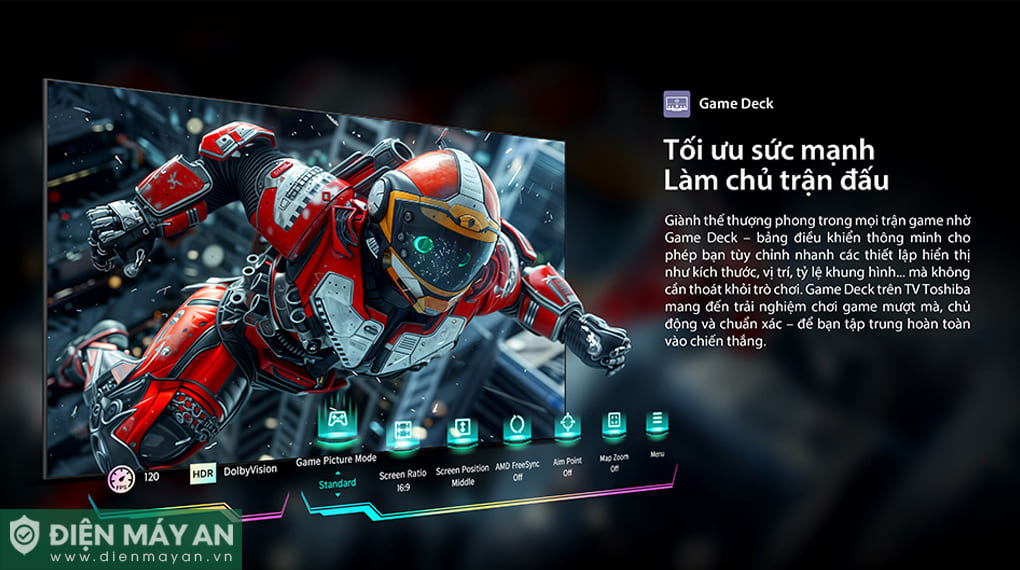 Smart Tivi Toshiba AI 4K 75 inch 75C350RP
